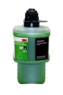 3M Quat Disinfectant Cleaner Concentrate 5H, Black Cap, 2 Liter, 6/case