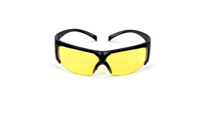 3M SecureFit Tactical Series SF603SGAF-TAC, Amber Scotchgard Anti-Fog lens, Black Frame, 10 ea/case