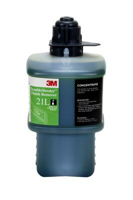 3M TroubleShooter Finish Remover Concentrate 21L, Gray Cap, 2 Liter, 6/case
