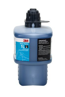 3M Glass Cleaner Concentrate 1L, Black Cap, 2 Liter, 6/case