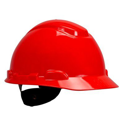 3M Industrial Safety H-705R 4-Point Ratchet Suspension Red Hard Hat 3M Industrial Safety H-705R 4-Point Ratchet Suspension Red Hard Hat
