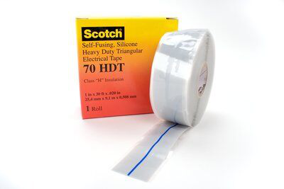 3M 70HDT-1x30FT Heavy Duty Triangular Silicone Rubber Tape 3M 70HDT-1x30FT Heavy Duty Triangular Silicone Rubber Tape