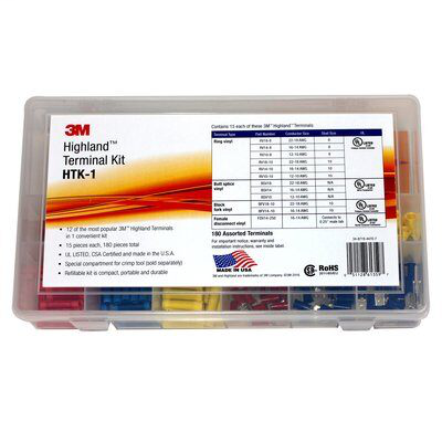 3M Industrial Safety HTK-1 Highland 180-Piece Terminal Kit 3M Industrial Safety HTK-1 Highland 180-Piece Terminal Kit