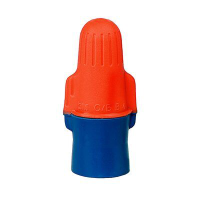 3M O/B+BOX 100/Box Orange/Blue Spring Connector 3M O/B+BOX 100/Box Orange/Blue Spring Connector