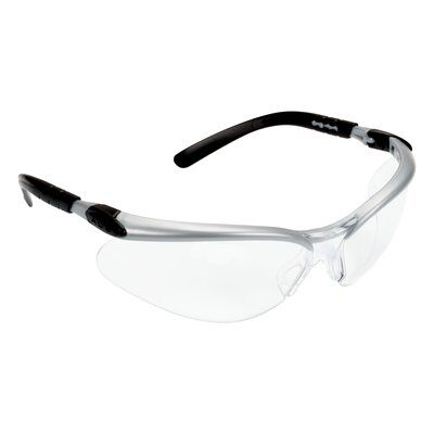 3M Industrial Safety 11380-00000-20 Silver Frame Clear Anti-Fog Lens Protective Eyewear 3M Industrial Safety 11380-00000-20 Silver Frame Clear Anti-Fog Lens Protective Eyewear