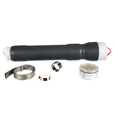 3M Cold Shrink QT-III Termination Kit 7695-T-150, Tape/Wire/UniShield Shielding, 5-35 kV, Insulation OD 1.05-1.80 in, 3/kit