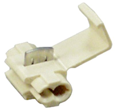 3M Scotchlok Electrical IDC 564-BULK, Double Run, White, 18-14 AWG, 500 per carton, 5000 per case