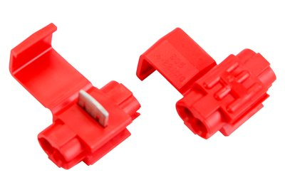 3M Scotchlok Electrical IDC 905-BULK, Double Run or Tap, Low Voltage (Automotive) Applications, Red, 22-18 AWG (Tap), 18-14 AWG (Run), 500 per bag, 5000 per case