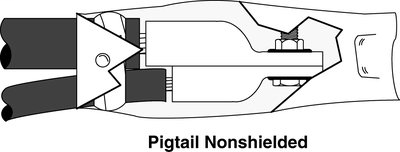 3M Motor Lead Pigtail Splice 5317, 5-8 kV, Non-Shielded, 2-1/0 AWG (feeder), 4-1/0 AWG (motor lead), 1 per case