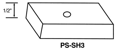 3M PanelSafe Shim PS-SH3, 1/2 inch
