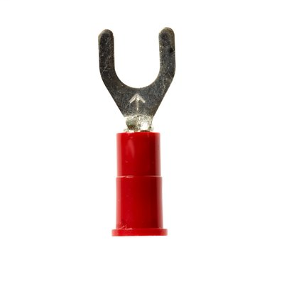 3M Scotchlok Locking Fork, Vinyl Insulated Brazed Seam MV18-10FLK, Stud Size 10