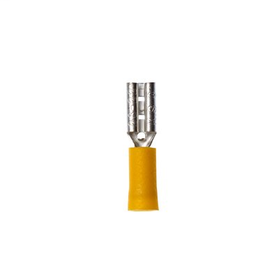 3M MVI10-250DFK Vinyl Insulated Butted Seam Female Disconnect with Interlocking Barrel 3M MVI10-250DFK Vinyl Insulated Butted Seam Female Disconnect with Interlocking Barrel