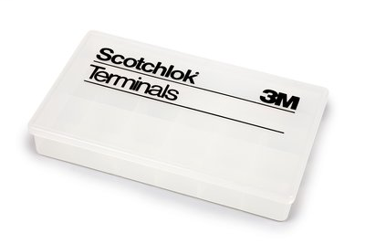 Scotchlok Terminal Box, Empty, Clear, 24 per case