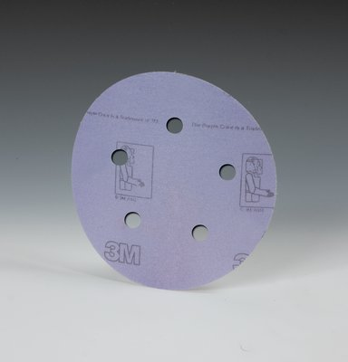 3M Hookit Film D/F Disc 360L, 5 in x NH 5 Holes P220, 100 per inner 500 per case