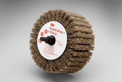 Scotch-Brite Cut and Polish Flap Brush Steel, 5A MED, Custom