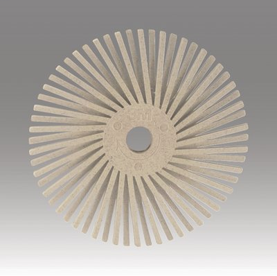 Scotch-Brite Radial Bristle Disc Thin Bristle, 3 in x 3/8 in 120, 40 per inner 80 per case