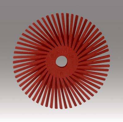 Scotch-Brite Radial Bristle Disc Thin Bristle, 2 in x 3/8 in 220, 80 per case