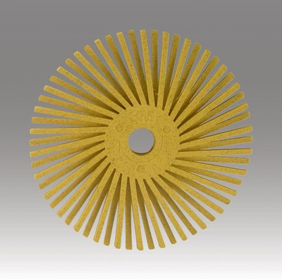 Scotch-Brite Radial Bristle Disc Thin Bristle, 2 in x 3/8 in 80, 40 per inner 80 per case