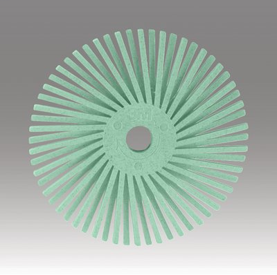Scotch-Brite Radial Bristle Disc Thin Bristle, 2 in x 3/8 in 1 Micron, 80 per case