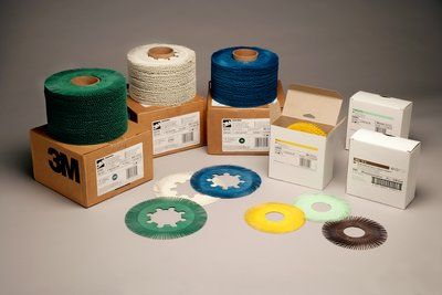 Scotch-Brite Radial Bristle Brush Replacement Disc T-C 150 Refill 6 in, 40 discs per pack 2 packs per case