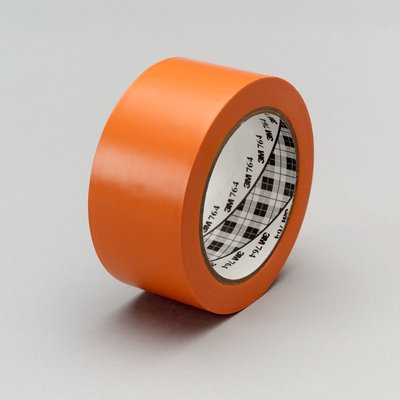 3M General Purpose Vinyl Tape 764 Orange, 1 in x 36 yd 5.0 mil, 36 per case Bulk