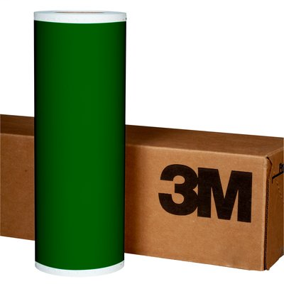 3M Controltac Graphic Film with Comply Adhesive 180C-186P Bright Green, punched, 15 in or 30 in, Miscellaneous Sizes