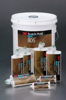 3M Scotch-Weld Low Odor Acrylic Adhesive 810NS White Part A, 20 Litre, 1 per case