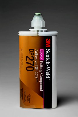 3M Scotch-Weld Epoxy Potting Compound DP270 Black, 400 mL, 6 per case