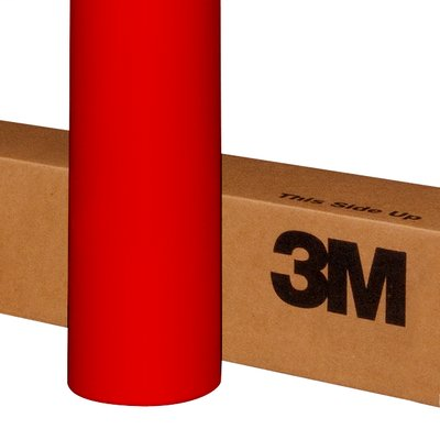3M Scotchlite Reflective Graphic Film 680-72 Red, 1 in x 50 yd