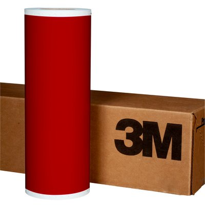 3M Controltac Graphic Film with Comply Adhesive 180C-23P Deep Red, punched, 15 in or 30 in, Miscellaneous Sizes
