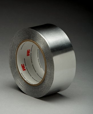 3M Aluminum Foil Tape 425 Silver, 6 in x 60 yd 4.6 mil, 2 rolls per case Bulk