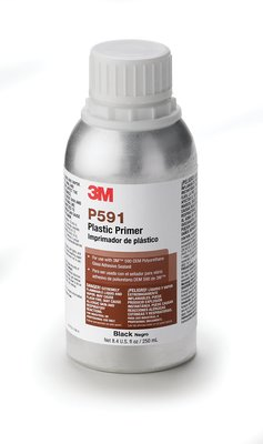 3M All Purpose Sealant Primer P591 Black, 250 mL Bottle, 12 per case