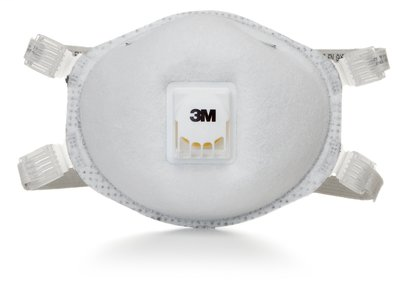 3M Particulate Respirator 8214, N95, with Faceseal and Nuisance Level Organic Vapor Relief 80/Case