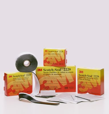 3M Scotch-Seal Mastic Tape 2229-3-3/4x10FT, 3 3/4 in x 10 ft (102 mm x 3,05 m), 8 per case