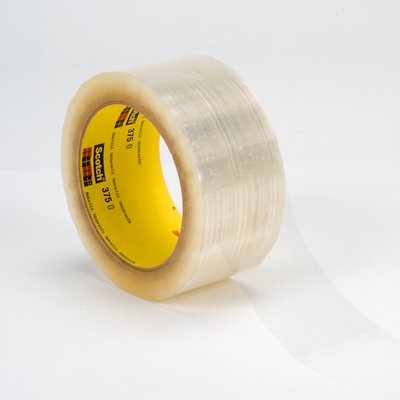Scotch Box Sealing Tape 375 Clear, 48 mm x 50 m, 36 per case Bulk