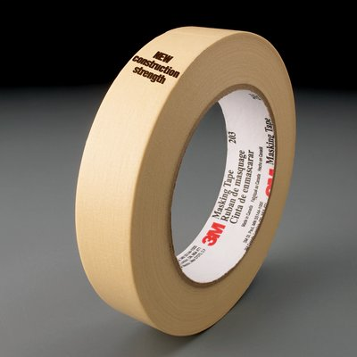 3M General Purpose Masking Tape 203 Beige, 72 mm x 55 m 4.7 mil, 12 per case Bulk