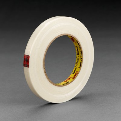 Scotch Filament Tape 8981 Clear, 18 mm x 330 m, 8 per case