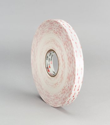 3M VHB Tape 4950 White, 3/4 in x 36 yd 45.0 mil, 12 per case