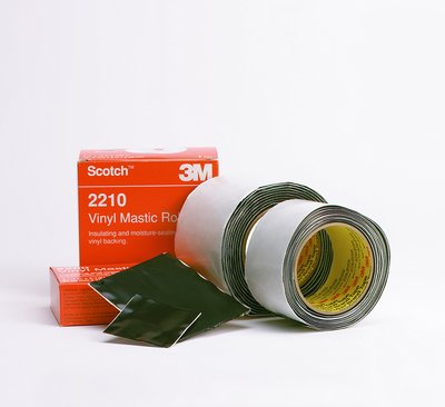 Scotch Vinyl Mastic Roll 2210-4x10FT, 4 in x 10 ft 102 mm x 3,05 m), 10 per case