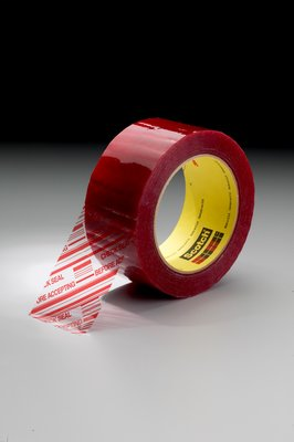 Scotch Security Message Box Sealing Tape 3779 Clear, 48 mm x 100 m, 36 per case Bulk