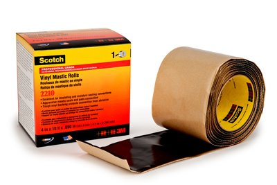 Scotch Tape Vinyl Mastic Tape, 4 inch x 10 feet