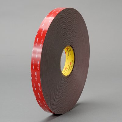 3M VHB Tape 4919F Black Small Pack, 3/4 in x 72 yd 25.0 mil, 3 per case