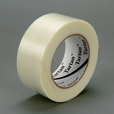 3M Filament Tape 8934 Clear, 48 mm x 55 m, 24 rolls per case