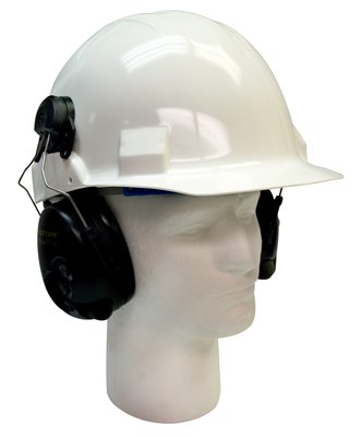 3M Peltor TacticalPro Communications Headset MT15H7P3E SV, Hard Hat Attach, 1 ea/cs
