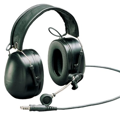 3M Peltor Ground Mechanic Headset MT7H79F-01, Communications Headset, Black Cups 1/cs