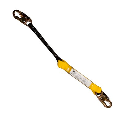 3M SafeLight Energy Absorbing Lanyard with Snap Hooks 209510, 3 ft., 1 ea/case