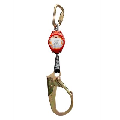 3M Self-Retracting Lanyard 3307-0241, 7 foot web with rebar hook, 1 ea/case