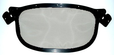 3M Peltor Nylon Mesh Faceshield V1B-10P, Face Protection, Black 10 ea/cs