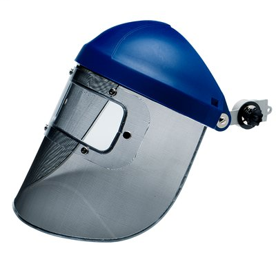 3M Steel Mesh Faceshield Screen W96MW, Face Protection 82511-00000, with Clear Eyeshield, Headgear Not Included, 10 ea/cs