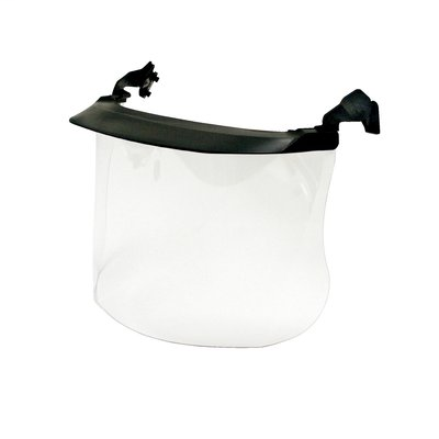 3M Peltor Clear Polycarbonate MultiVisor System V4F-10P, Face Protection 10 ea/cs